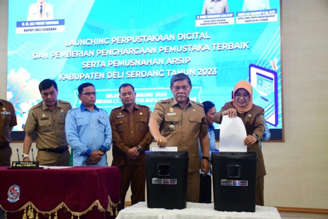 
					HM Ali Yusuf Siregar Bupati Deli Serdang Meresmikan Perpustakaan Digital Tingkatkan Literasi Masyarakat