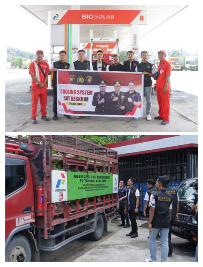 
					Antisipasi Penimbunan BBM dan Gas Jelang Pemilu, Tipidter Polres Inhu Cek SPBU serta Agen Gas