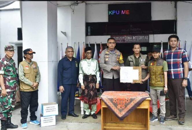 
					Ketua KPU Kabupaten Batang Hari Menghadiri Pemusnahan Hasil Sortir Kelebihan Surat Suara