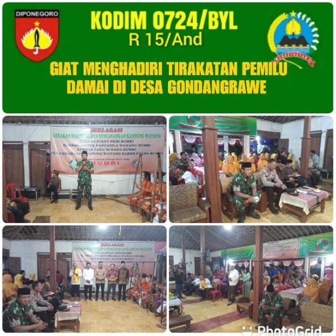 
					TNI Polri Berikan Rasa Aman Bagi Warga
