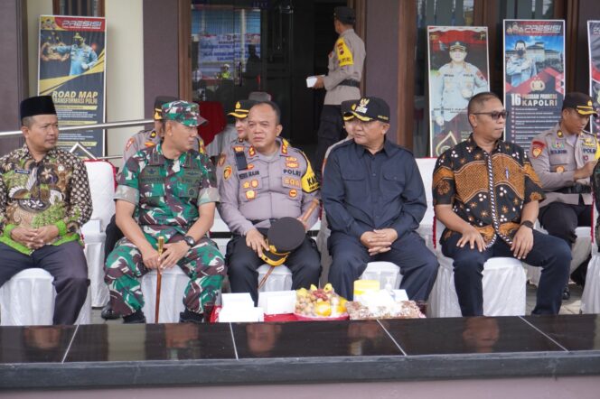 
					Dandim Hadiri Apel Gelar Pasukan Di Polres Boyolali