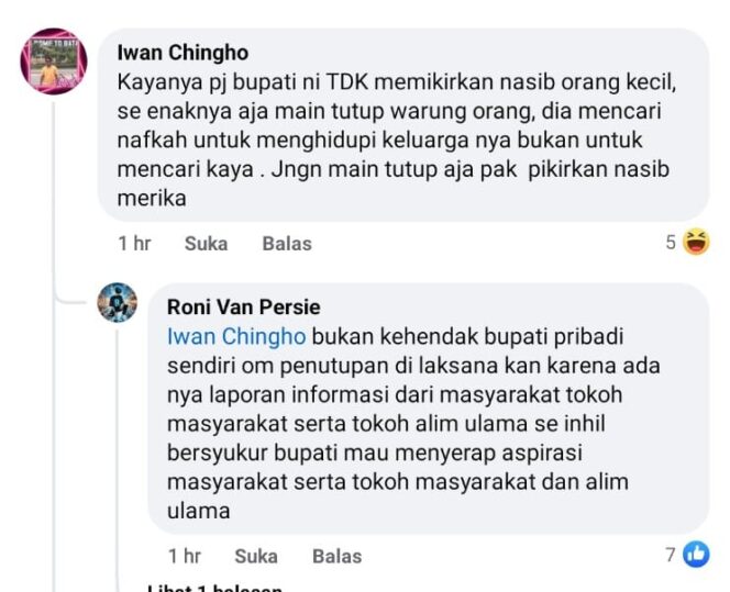 
					Respon Netizen Soal Penutupan Warung Remang-remang di Tembilahan