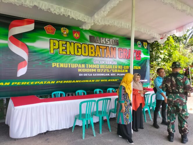 
					Akan Ada Pelayanan Kesehatan Gratis Saat Penutupan TMMD Besok