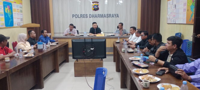 
					Ramah Tamah  Kapolres Dharmasraya Bersama Insan Pers Kabupaten Dharmasraya