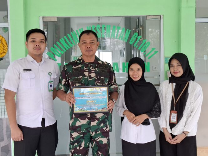 
					Dalam Rangka Hari Tuberkulosis Sedunia Tahun 2024, Klinik Kodim 0314/Inhil Raih Juara Pertama