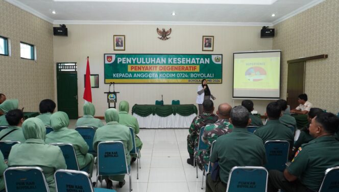 
					Kodim Boyolali Gelar Penyuluhan Tentang Penyakit Degeneratif