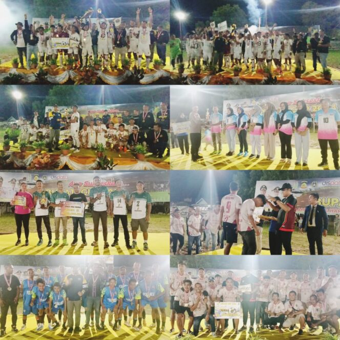 
					Sekertaris Daerah Dr. Salim Ganiru Tutup Turnamen Sepak Bola Sekaligus Serahkan Piala Bergilir Dan Medali Emas Bupati Cup 2024 Pulau Taliabu