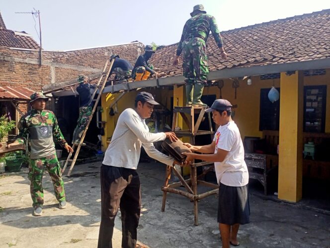 
					Mimpi Bu Wahyuni Jadi Kenyataan, Bisa Dapat Rehab Rumah Dari Satgas TMMD Ke-120 Kodim Sukoharjo