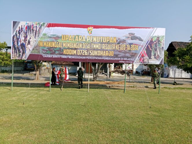 
					Sehari lagi ditutup, berbagai persiapan dilaksanakan jelang Penutupan TMMD Reguler ke-120 Kodim 0726/Sukoharjo