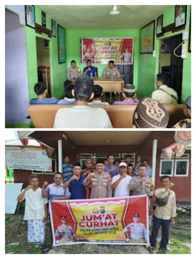 
					“Komunikasi Dua Arah, Mendengarkan dan Memberikan Solusi”, Polsek GAS Laksanakan Jum’at Curhat