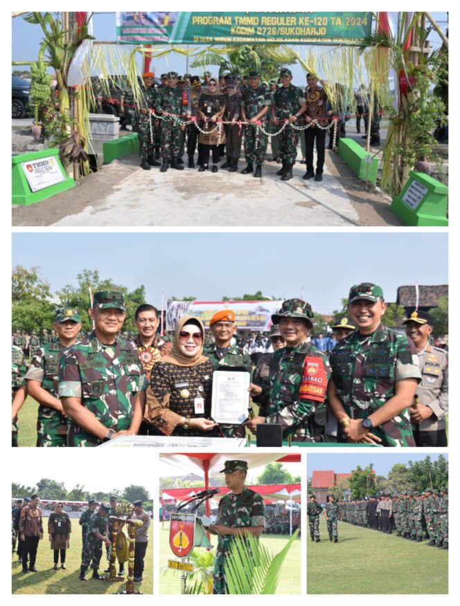 
					Kasdam IV/Diponegoro Tutup TMMD Reguler Ke-120 Kodim 0726/Sukoharjo