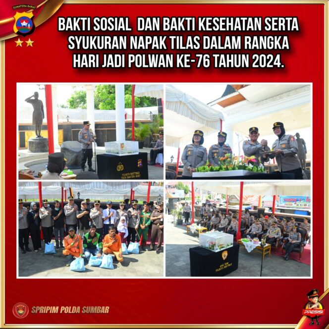 
					Rangkaian HUT Polwan ke 76, Ratusan Polwan Gelar Napak Tilas