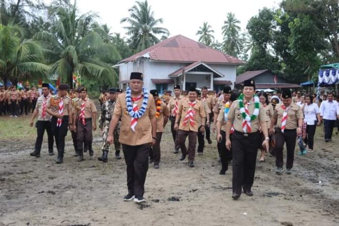 
					Upacara HUT Gerakan Pramuka Ke-63 Tahun 2024 Tingkat Kwarcab Nias Utara