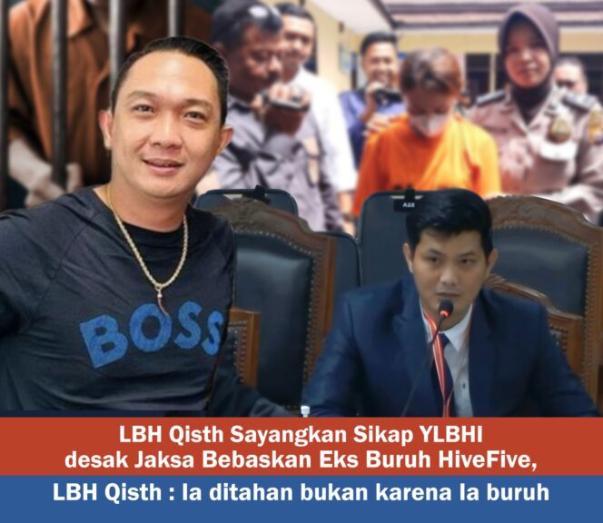 
					Jhon Lbf Dituduh Dalang Penahanan Septia, LBH Qisth : Yang menahan Negara, Bukan Jhon LBF