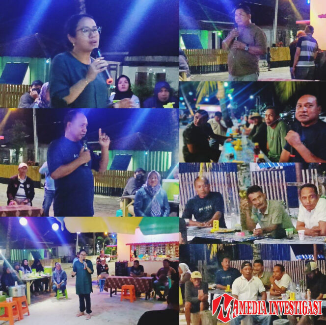 
					Calon Bupati Sashabila Mus bersama Ratusan Tim Pemenangan Menyelenggarakan Diskusi Berkaitan dengan Isu Lokal di Pantai Keramat Beach