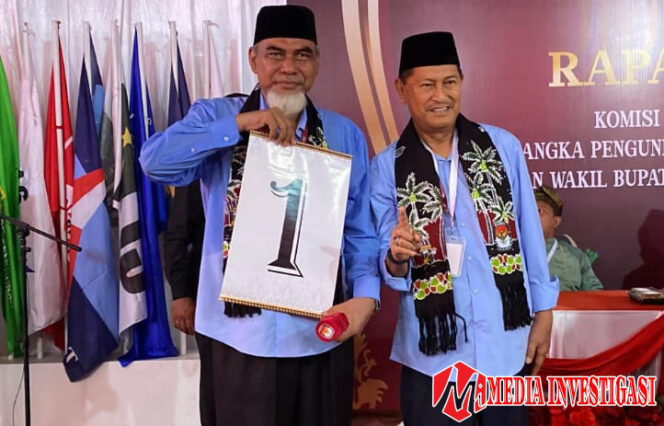 
					Pasangan nomor urut 1 Suhaidi dan Syamsudin. (dok.istimewa)