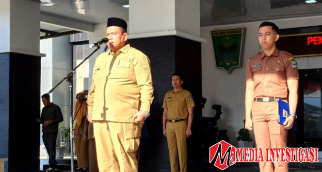 
					Pimpin Apel Terakhir Menjelang Cuti, Bupati Suhatri Bur Sampaikan Pesan Ini