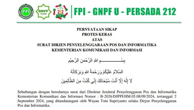 
					FPI Protes Keras Instruksi Dirut Lembaga Penyiaran Tentang Peniadaan Azan Magrib, Begini Kronologisnya