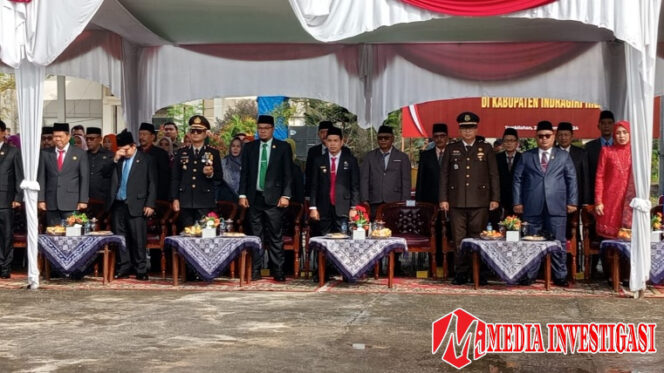 
					HUT TNI Ke-79 berlangsung Semarak, Dandim 0314 Inhil Pimpin Upacara