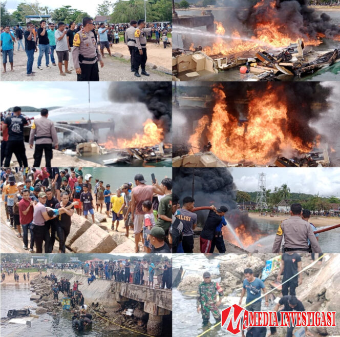 
					Armada Hings Speedboat Cagub Maluku Utara Benny Laos Meledak Akibat Percikan Api Di Pelabuhan Bobong Pulau Taliabu 
