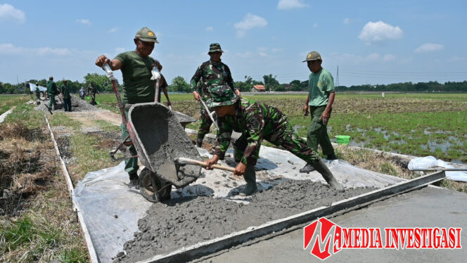 
					Warga antusias dukung Satgas, Danramil 04 Tawangsari Optimis Sasaran Fisik TMMD selesai tepat waktu   