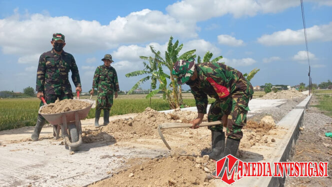 
					Jelang Penutupan, Satgas TMMD Sengkuyung Tahap IV Laksanakan Finishing