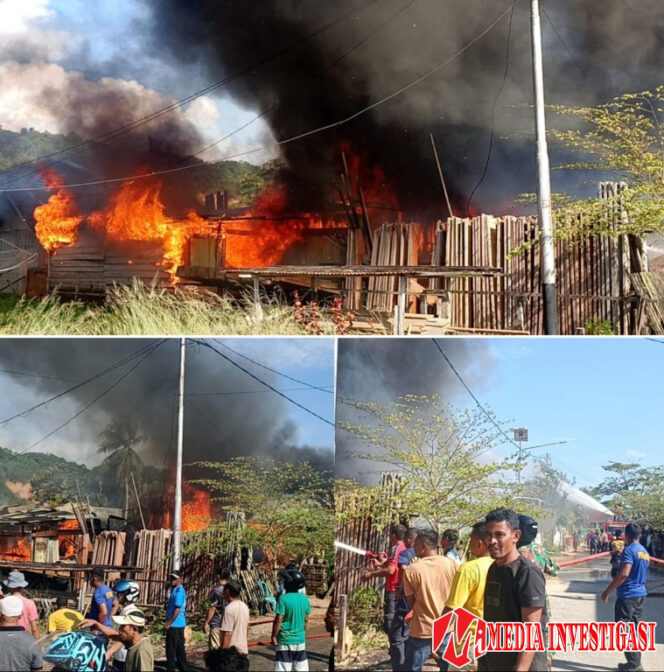 
					Dua Rumah Warga Dusun Selenga Kota Bobong Pulau Taliabu Terbakar, Diduga Korsleting Listrik PLN 