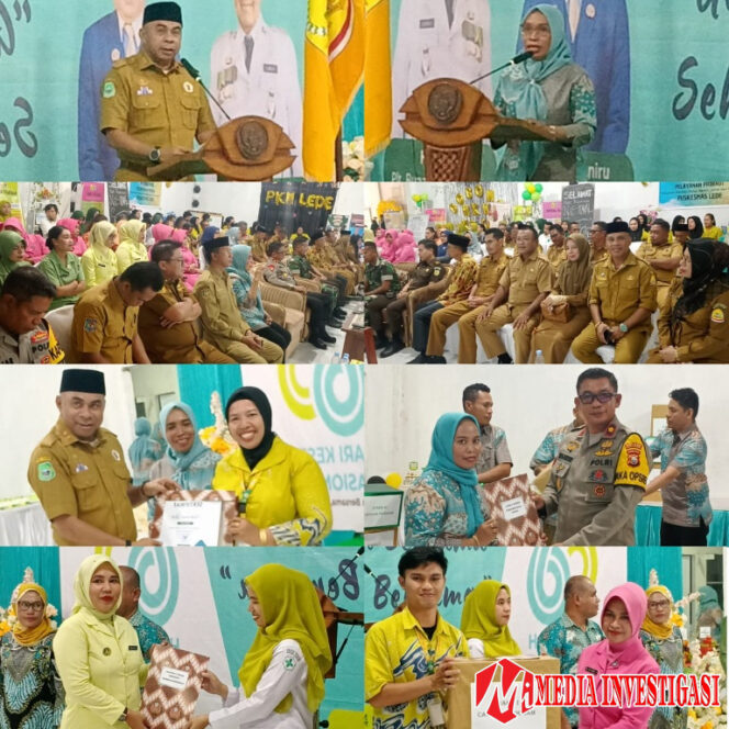 
					Puncak Peringatan Hari Kesehatan Nasional (HKN) Ke-60 Tahun 2024 Kepala Dinas Kesehatan Pulau Taliabu Kuraisia Marsaoly Serahkan Hadiah Pemenang Lomba.