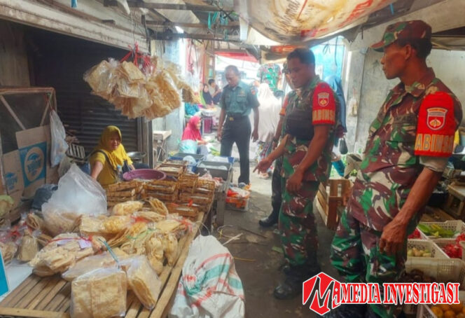
					Babinsa Cek Harga dan Ketersediaan Sembako di Pasar