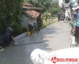 Dukung Percepatan Pembangunan, Babinsa dan Warga Kompak Kerja Bakti Cor Jalan