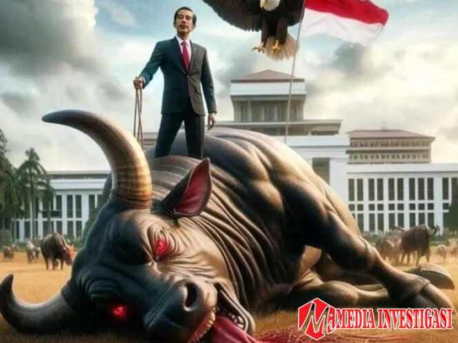 
					Ilustrasi Jokowi versus PDIP.