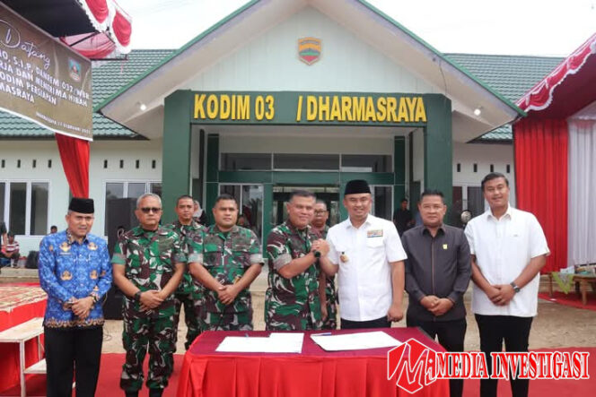 
					Kodim Penghubung Dharmasraya Resmi Diserahkan, Danrem 032/Wirabraja Hadir Langsung di Acara Bersejarah Ini