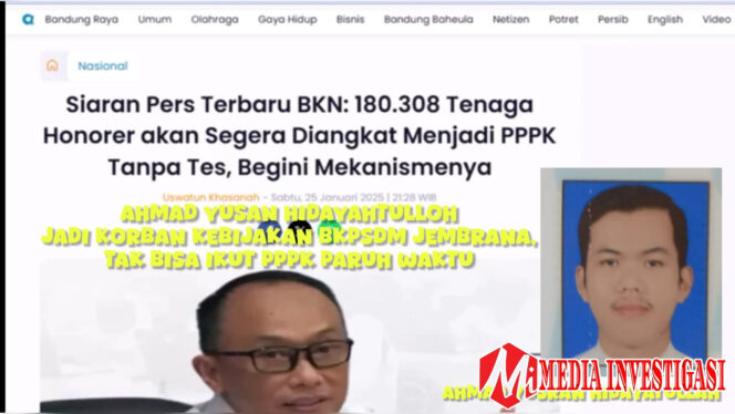 
					Dugaan Korban Kebijakan BKPSDM Jembrana, Tak Bisa Ikut PPPK Paruh Waktu