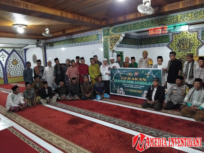 
					Kapolsek Koto Agung AKP Sutrisman Hadiri Subuh Berjamaah di Masjid Baitul Mukminin Koto Tuo Sitiung