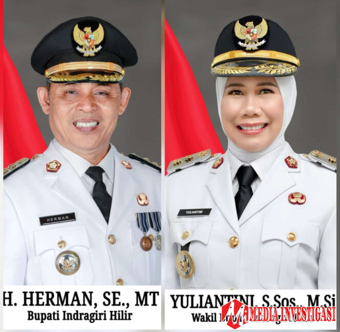 
					H. Herman dan Yuliantini Resmi di sebagai Bupati dan Wakil Bupati Indragiri Hilir 2025-2030