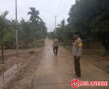 Kapolsek Koto Agung AKP Sutrisman Cek Kondisi Warga Pasca Banjir di Timpeh