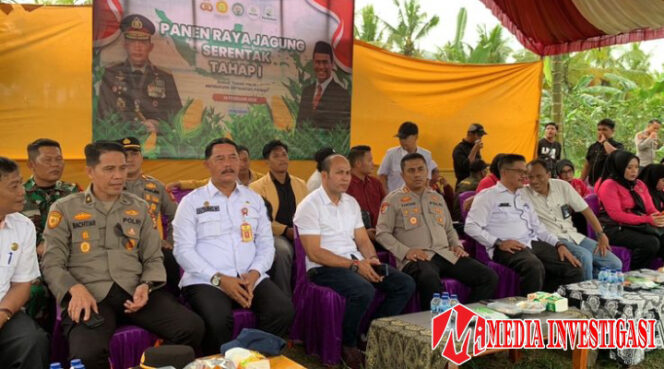 
					Sukseskan Program Ketahanan Pangan Nasional, Polres Inhil Panen Raya Jagung Serentak Tahap I di Tempuling