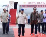 Presiden Prabowo Tiba di Yogyakarta untuk Pimpin Upacara Parade Senja di Akmil Magelang