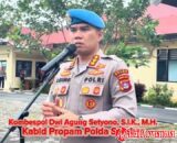 Bid Propam Polda Sumbar Gelar Gaktiplin di Dharmasraya, Tegaskan Disiplin dan Integritas