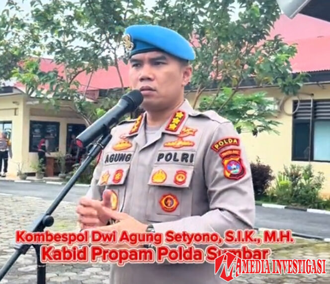 
					Bid Propam Polda Sumbar Gelar Gaktiplin di Dharmasraya, Tegaskan Disiplin dan Integritas
