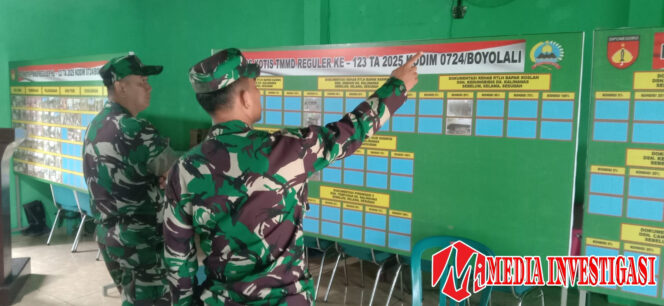 
					Dandim Boyolali Tinjau Langsung Sasaran TMMD