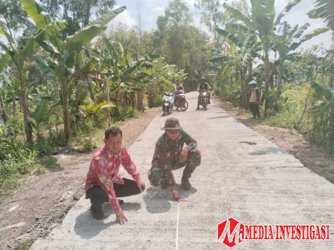 
					Cor Beton Sesuai Harapan Satgas TMMD
