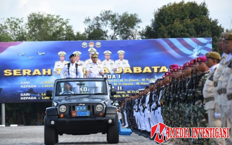 Pengkoarmada RI Pimpin Sertijab Pangkoarmada I dan Pangkoarmada II