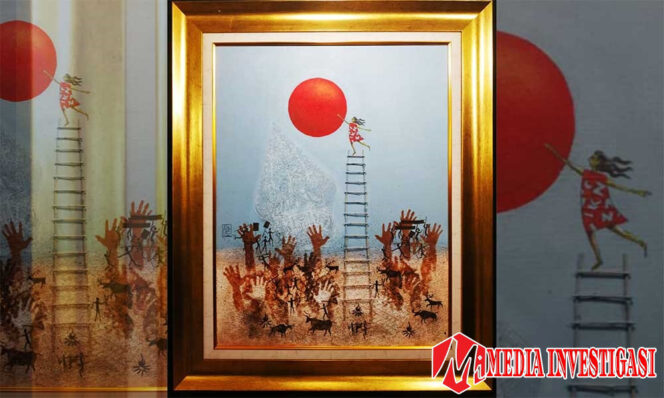 
					Lukisan Sarkastik tentang IKN Dipamerkan di Jakarta, Simbol Impian atau Krisis?