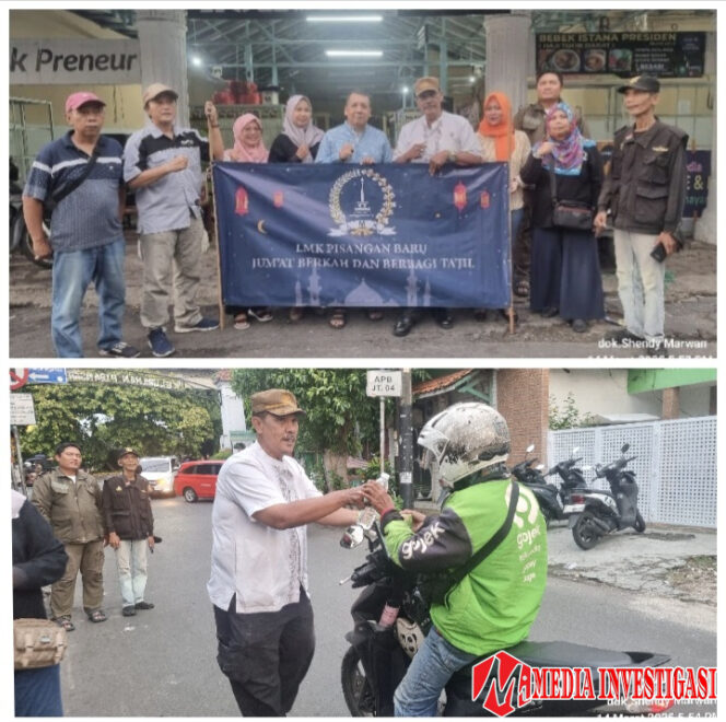 
					LMK Kelurahan Pisangan Baru bersama Sekretaris Lurah beserta jajaran. (Dok.MEDIAINVESTIGASI.NET/ Shendy Marwan)