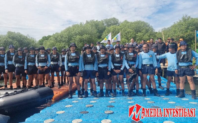 Gladi Bersih Penanaman Mangrove Dipimpin Langsung Dansat Kopaska Koarmada I