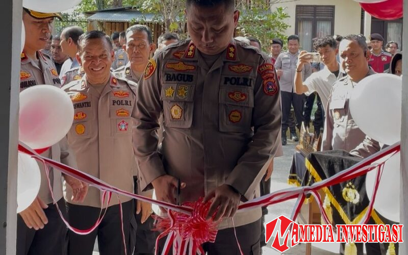 Jelang Sertijab, Kapolres Dharmasraya AKBP Bagus Ikhwan Resmikan “Aula Cafe Saya Bagus” sebagai Warisan Kebersamaan