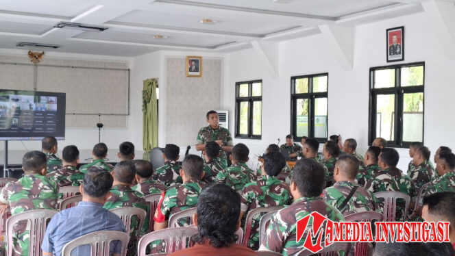 
					Personel Kodim 0314/Inhil Ikuti Penyuluhan Hukum dari Kodam I/Bukit Barisan