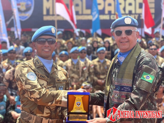 
					Satgas TNI Kontingen Garuda Raih Medali Kehormatan dari PBB