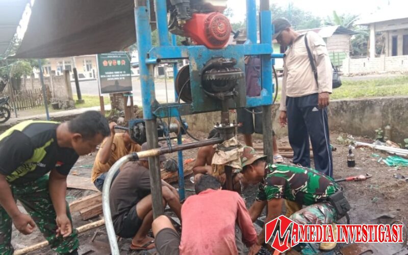 Air Bersih untuk Masa Depan, Mengatasi Kesulitan Masyarakat Melalui Program TMMD Ke-124 Kodim 1501/Ternate